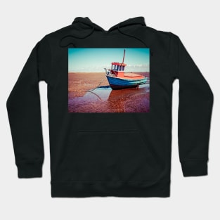 Fishing boat, Meols, Wirral, England Hoodie